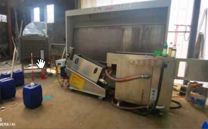 噴漆房水簾噴漆柜廢水怎么處理？